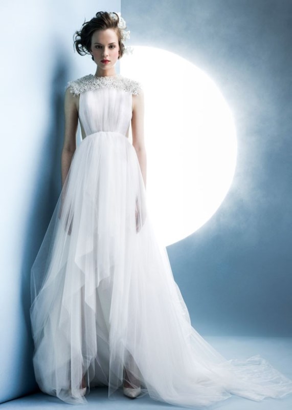 Picture Of contemporary spring 2016 bridal dresses collection from angel sanchez  3