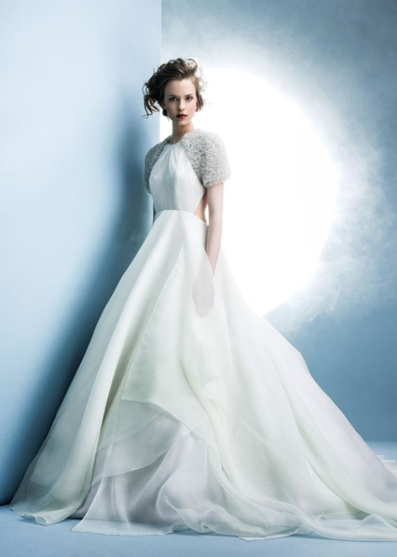 Picture Of contemporary spring 2016 bridal dresses collection from angel sanchez  4