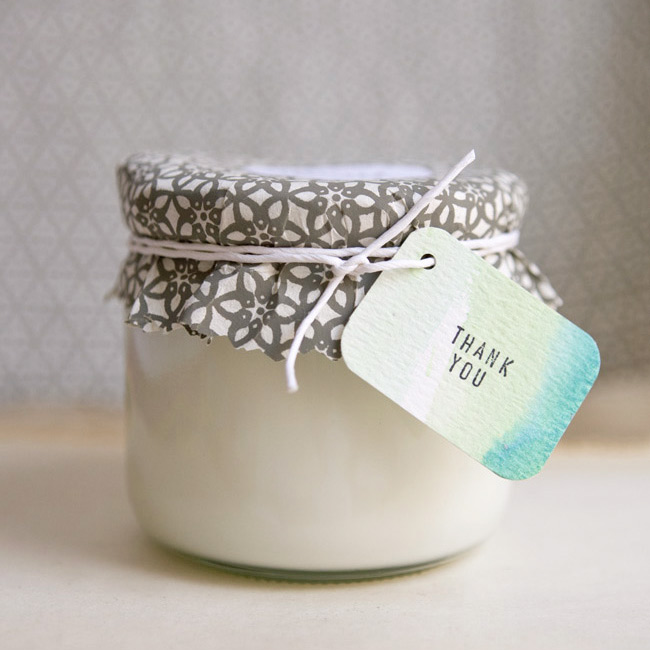 diy candle favors