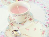 teacup candle wedding favors
