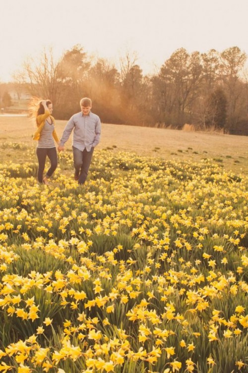 blooming fields with spring flowers to take unforgettable photos and take any poses you want