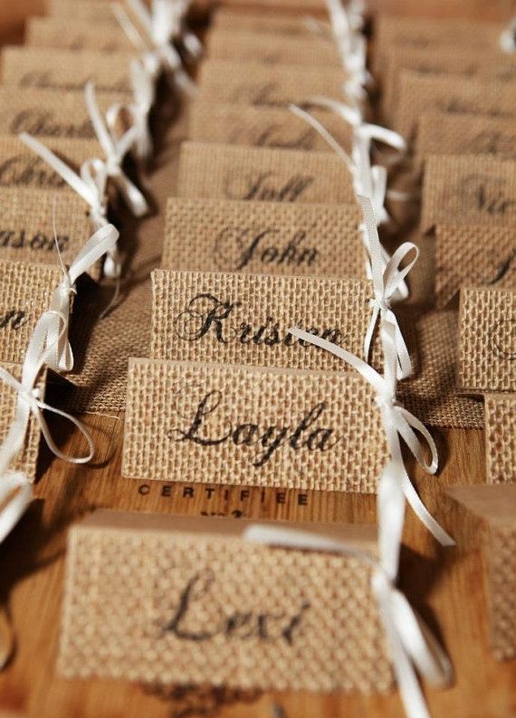 Picture Of cool ways to use burlap for your wedding  14