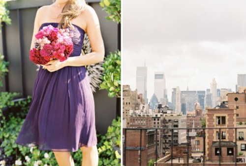 Coordinating But Different Bridesmaid Dresses By Donna Morgan