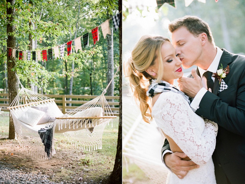 Cozy and intimate campfire wedding inspiration  5