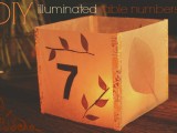 Cozy Diy Illuminated Fall Table Numbers