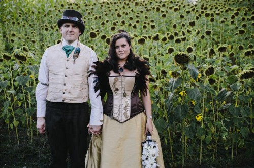 Crazy Steampunk Wedding At The Eden Project
