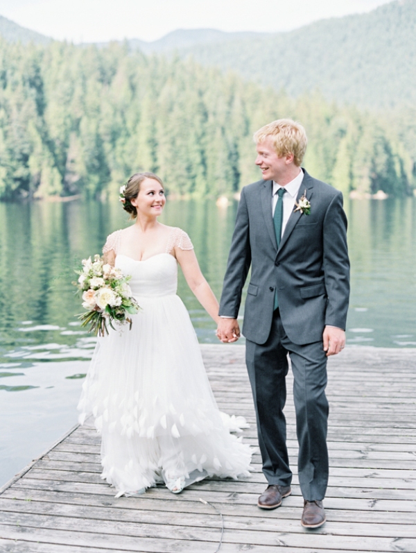 Picture Of creative and romantic diy camp themed wedding in canada  14