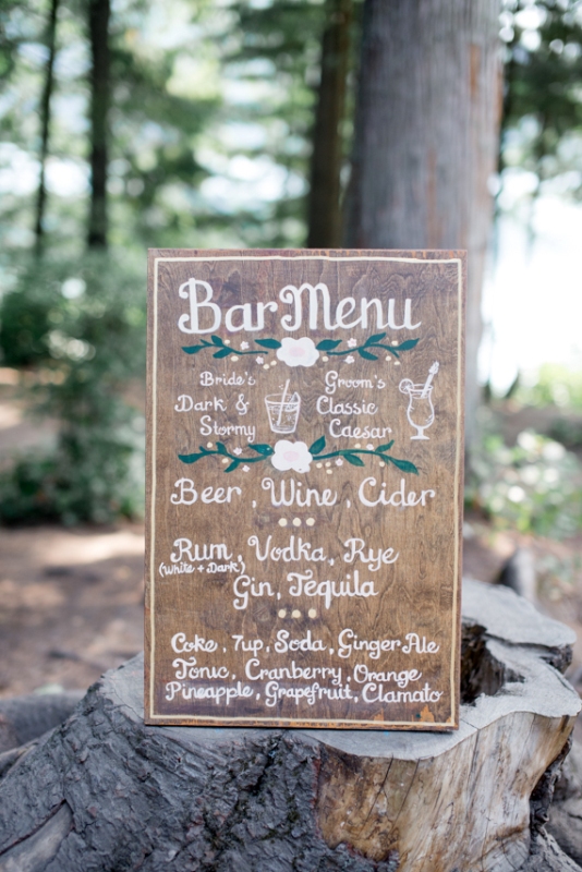 Picture Of creative and romantic diy camp themed wedding in canada  19