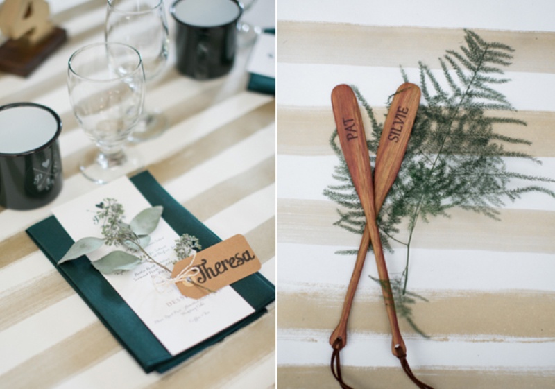 Picture Of creative and romantic diy camp themed wedding in canada  21
