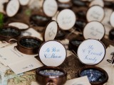 compasses with escort cards and as wedding favors are great for a beach or nautical wedding