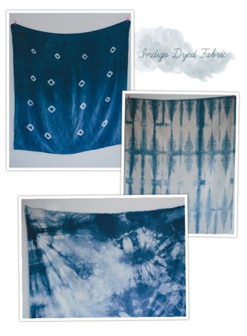Creative Diy Indigo Dyed Fabric As A Wedding Backdrop Or Tablecloth