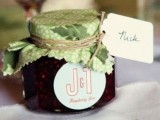 fresh fruit or berry jam in jars is a cute and homey wedding favor idea to try, DIY it easily and let your guests enjoy