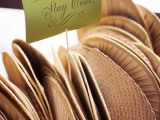 wicker fans will make your guests feel comfortable and fresh if your wedding is on a hot day