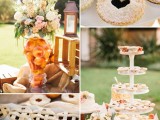 a fall wedding fruit pie bar is a great idea for a rustic touch and to cozy up every guest