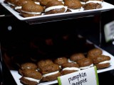 a pumpkin whoopie pie bar is a cool and cozy idea to rock, pumpkins and pumpkin spice are traditional for this season