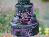 Dark And Dramatic Maleficent Wedding Inspiration