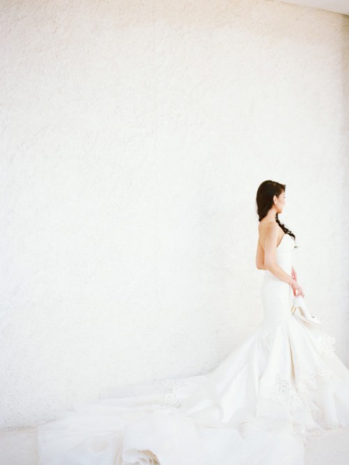 Delicate And Intimate All White Bali Wedding