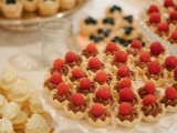 mini tartlets with fresh berries and whipped cream or chocolate cream for a wedding