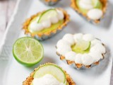 mini tartlets with fruit cream, whipped cream, citrus slices on top are very refreshing and summer-like