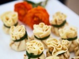 pancake dimsum with various fillings is a fresh take on a traditional Asian dish