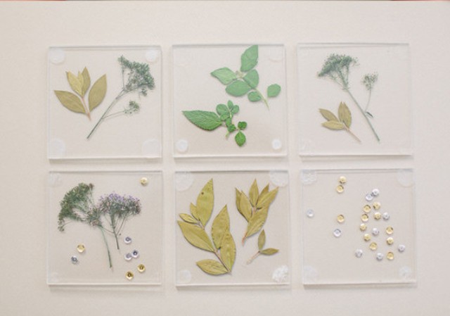 Diy Botanical Coasters For Decor Or As Favors