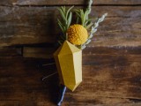 Diy Geometric Boutonniere With Billy Balls