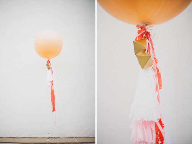 Diy Giant Balloon With Streamers