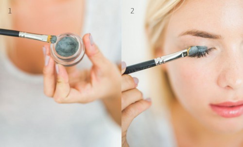 DIY Grey Smokey Eye Makeup For Brides