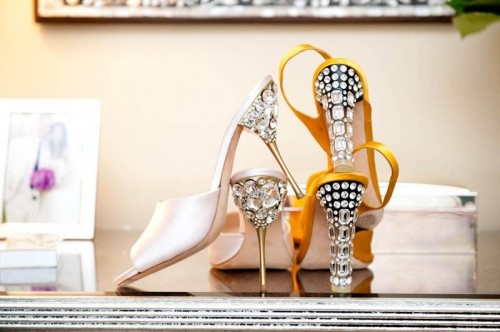 DIY Jeweled Heels For Your Wedding Gorgeous Look