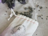 Diy Lavender Ombre Wedding Favor Bags