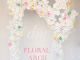 Diy Paper Flower Arch