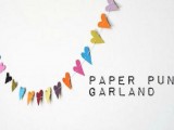 Diy Paper Punch Garland