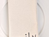 Diy Personalized Napkins To Show Your Guests’ Names