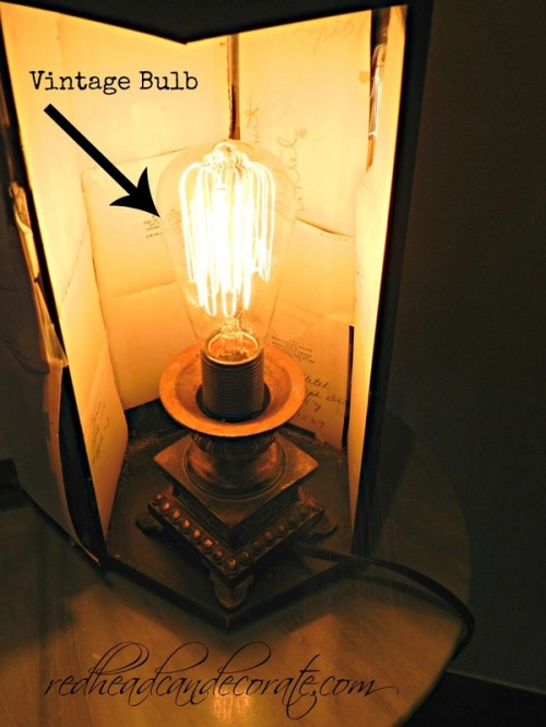 Diy Photo Lantern For Reception Tables