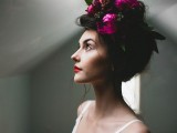 Dramatic Floral Headpieces By Tinge Floral Design