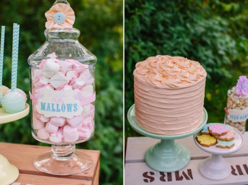 Dreamy And Cute Pastel Glamping Wedding Shoot