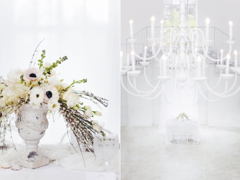 Dreamy And Elegant All White Wedding Inspiration