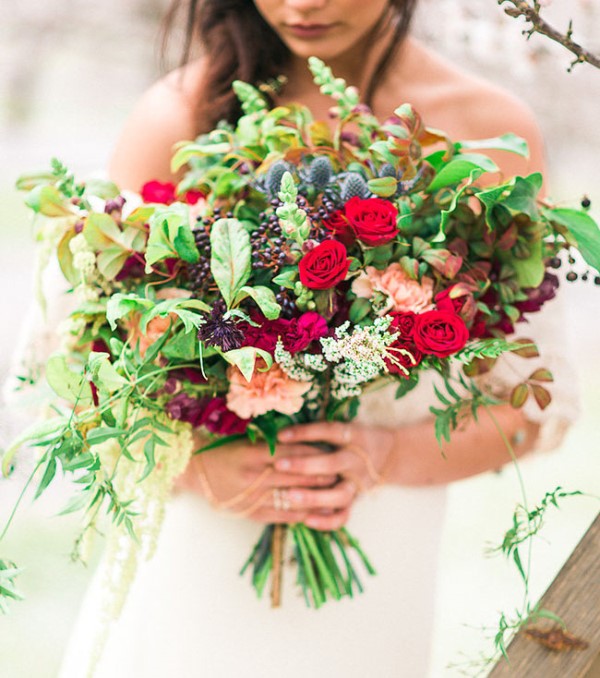 Picture Of dreamy bohemian wedding inspiration at almond orchard  6