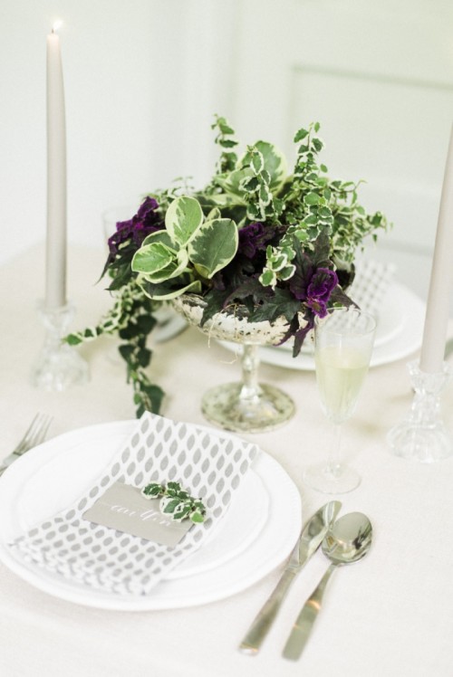 Easy Diy Living Plant Wedding Centerpieces