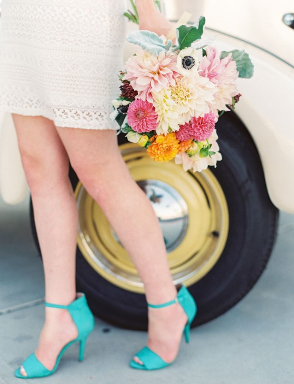 Picture Of eclectic and fun vegas elopement wedding  7
