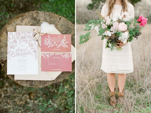 Eclectic And Intimate Boho Wedding Inspiration