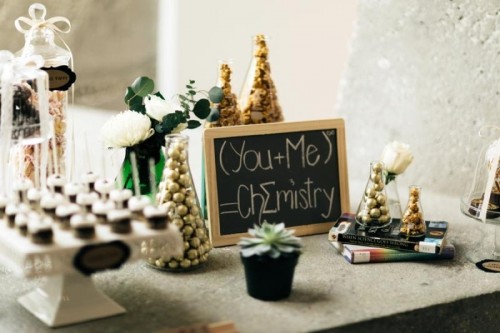 Eclectic Chemistry Inspired Wedding Shoot At The Atlantic Art Center