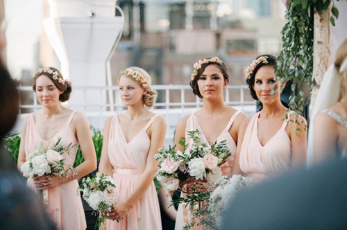 Eclectic Sunset Rooftop Wedding In New York
