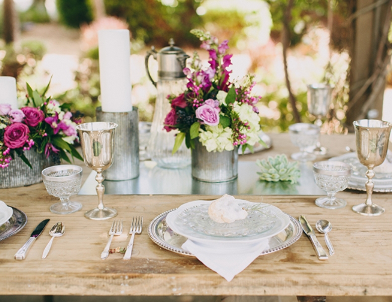 Eclectic vintage and rustic garden wedding inspiration  5