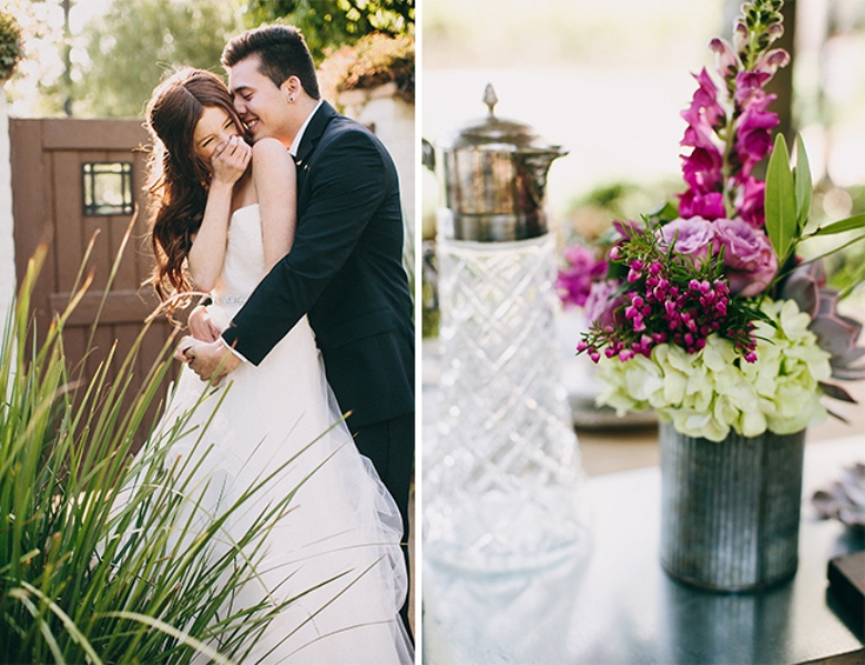 Eclectic vintage and rustic garden wedding inspiration  6