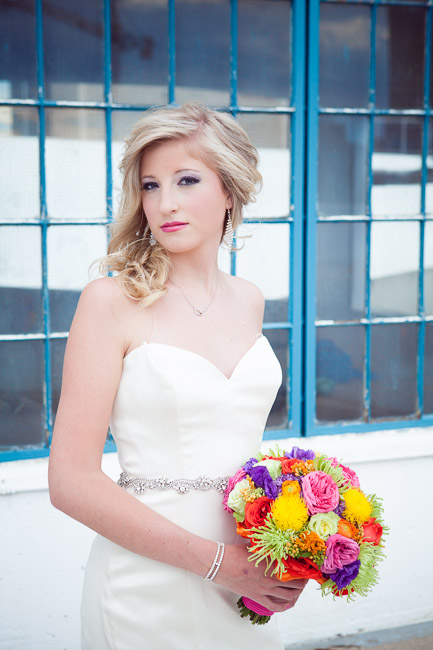 Elegant And Stylish Neon-Themed Wedding Shoot