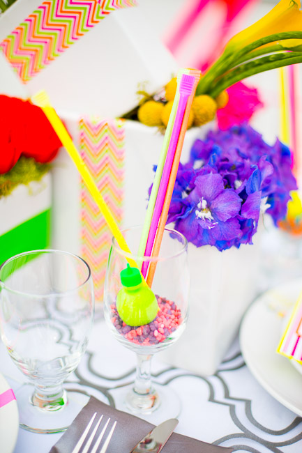 Picture Of elegant and stylish neon themed wedding shoot  10