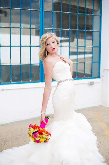 Picture Of elegant and stylish neon themed wedding shoot  7