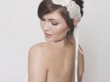 an elegant fully embellished headband is a lovely idea for a vintage or art deco bride