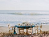 Elegant Beach Wedding Inspiration With Glam Touches